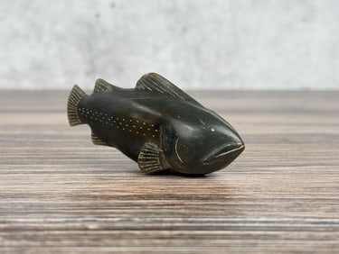 Daniel Weetaluktuk Inuit Eskimo Fish Carving