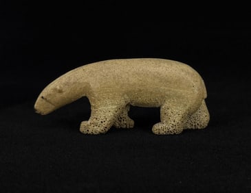 Pond Inlet Inuit Eskimo Polar Bear Carving