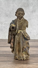 18th Century Spanish Colonial Santos of a Cleric