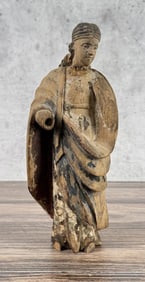 18th Century Spanish Colonial Santos of an Apostle