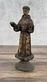 18th Century Spanish Colonial Santos of a Friar