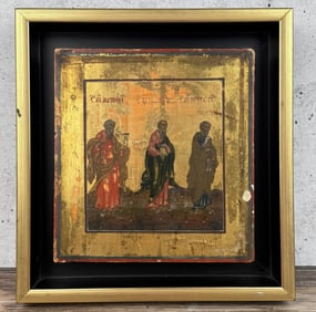 Three Hierarchs Russian Orthodox Icon
