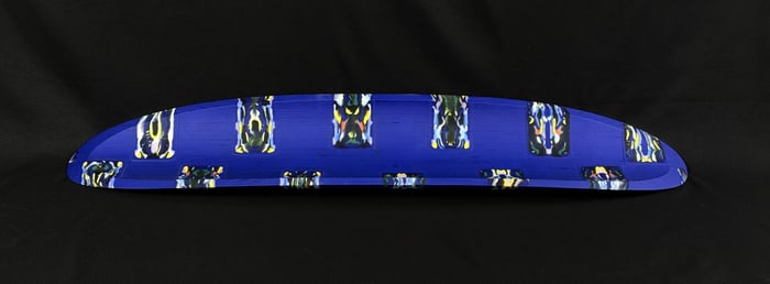 Martin Kremer Fused Glass Mosiac Ellipse Bowl