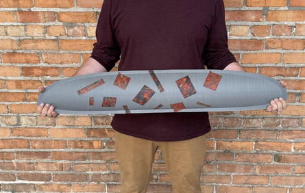 Martin Kremer Fused Glass Mosaic Ellipse Bowl