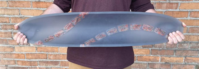 Martin Kremer Fused Glass Mosiac Ellipse Bowl