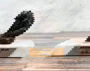 Phillip R Goodwin Sitting Bear Bronze