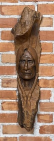 Leslie Les Welliver Native American Indian Carving