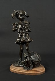 Gary Schildt Kittens Need a Loving Home Bronze
