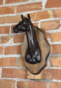 Earle Erik Heikka Horse Head Bronze Montana