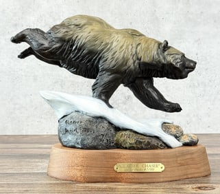 Daniel Parker Glacier Chaser Bear Bronze