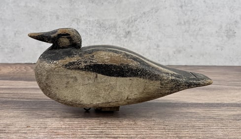 Antique Folk Art Wood Duck Decoy