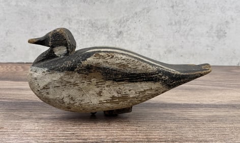 Antique Folk Art Wood Duck Decoy