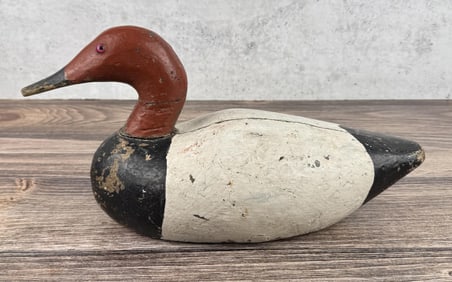Antique Canvasback Wood Duck Decoy