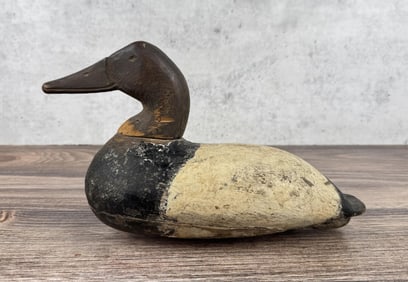 Antique Canvasback Wood Duck Decoy