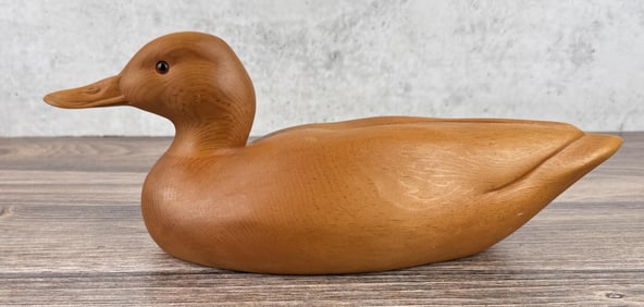 Custom Made Wood Duck Decoy
