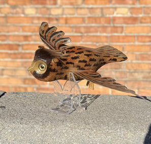 Owl Spear Fishing Spearing Fish Decoy