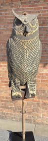 Hoosier Call & Decoy Company Cloth Owl Decoy