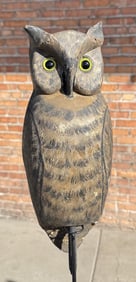 Leonard Doren Hingham Massachusetts Owl Decoy