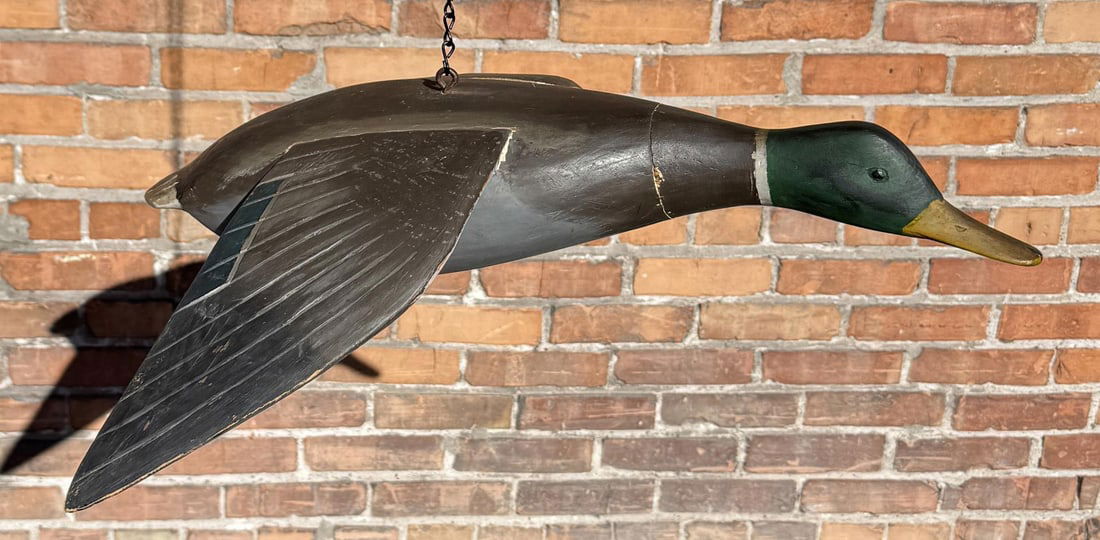 Gus Wilson South Portland Maine Flying Duck Decoy (1 of 11)