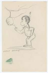 Ace Powell Little Indian Drawing