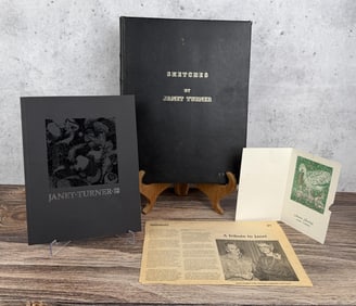 Janet Elizabeth Turner Watercolor Sketch Book