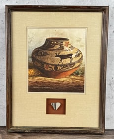 Michael McCullough Zia Gouache Painting