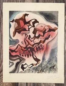 Salvador Dali Yea Though I Walk Through the Valley