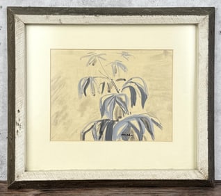 Walter Hook Fruit Tree Gouache Painting