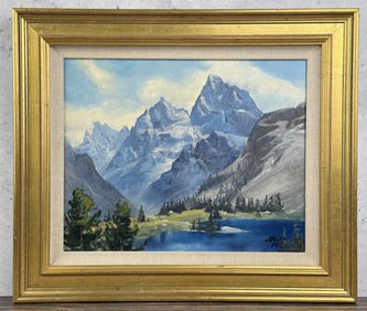 Quita Charlyne Pownall Solitude Wyoming Painting