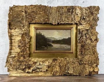 Barney Bellinger Sacandaga River New York Painting