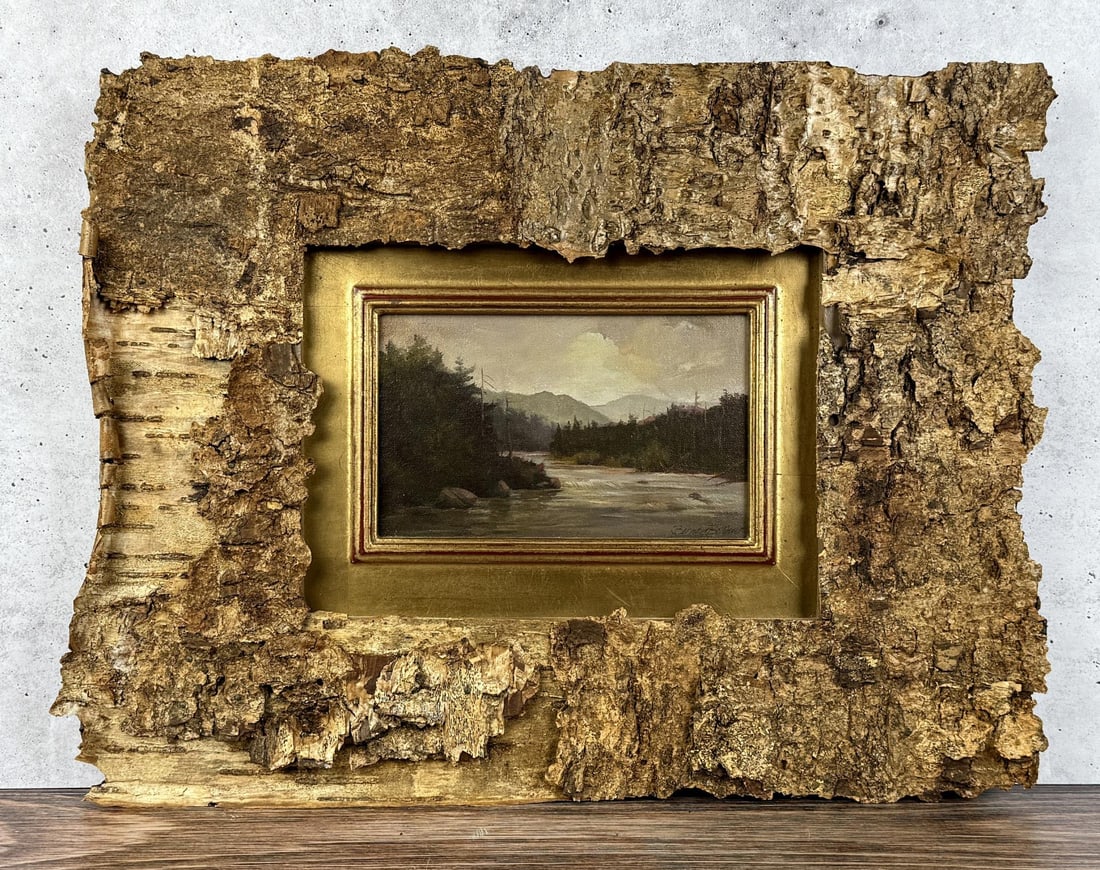 Barney Bellinger Sacandaga River New York Painting (1 of 5)