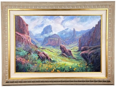 Hulan Fleming Arizona Spring Painting Oil Painting