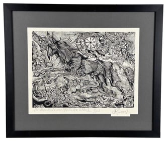 Jay Rummel Missoula Montana Woodblock Print