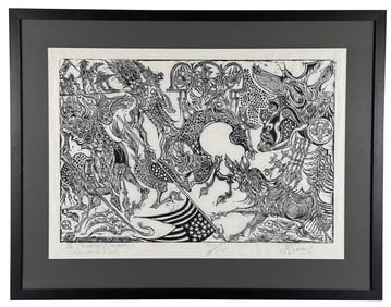 Jay Rummel Missoula Montana Woodblock Print