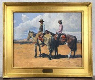 Don Louis Perceval Navajo Riders Painting