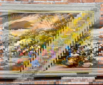 Fred Lucas Dinetah Painting