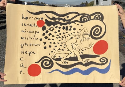 Alexander Calder Lo Oscuro Lithograph