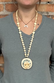 Patty Fawn Kwakiutl Northwest Coast Moon Necklace