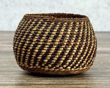 Hupa Yurok Karuk Native American Indian Basket