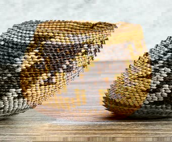 Hupa Yurok Karuk Native American Indian Basket