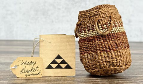 Vera Ryerson Yurok Indian Tobacco Basket