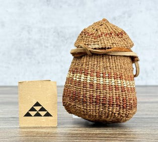 Vera Ryerson Yurok Indian Tobacco Basket
