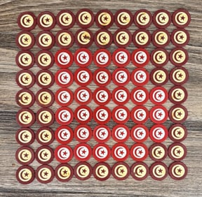 Antique Montana Saloon Clay Poker Chips