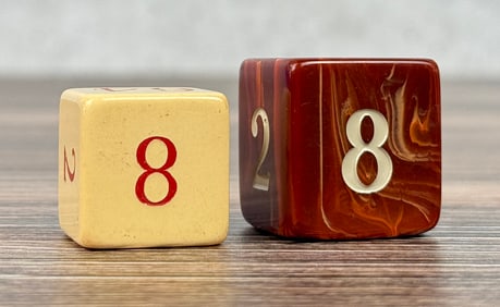 Large Bakelite Backgammon Dice