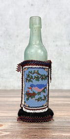 Paiute Native American Indian Beaded Bottle