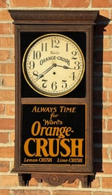 Ward's Orange Crush Soda Advertising Clock