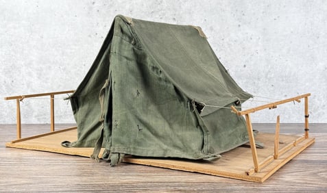 Salesman Sample Canvas Camping Wall Tent