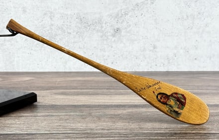 Lake Wawasee Indiana Painted Miniature Paddle