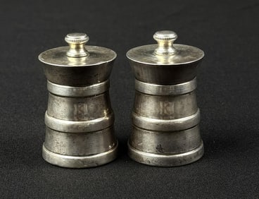 Tiffany & Co Sterling Silver Salt Pepper Mills