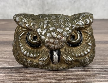 Aluminum Owl Head Emblem